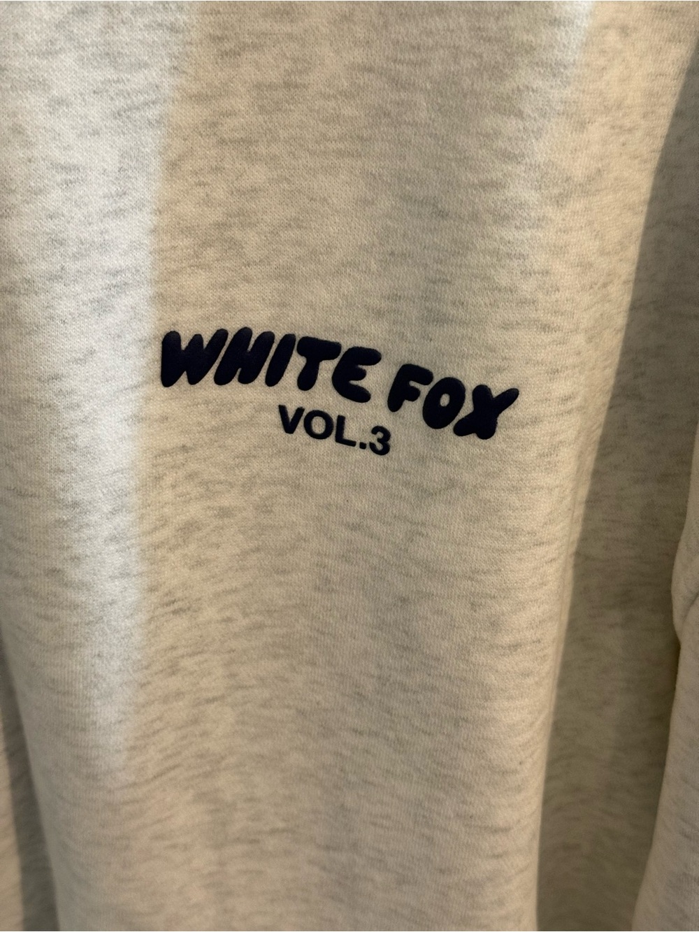 White Fox Boutique Light Gray Jogger Track Pants - Vol.3 Logo - Picture 7 of 9